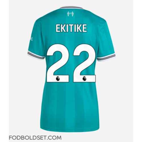 Liverpool Hugo Ekitike #22 Tredjetrøje Dame 2025-26 Kortærmet